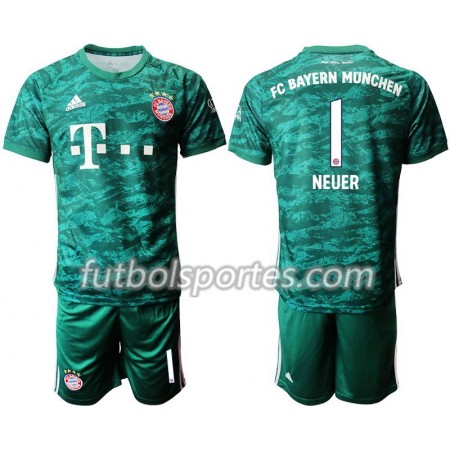 Camisetas Niños Bayern de Múnich NEUER 1 Portero Primera Equipacion 2019/2020